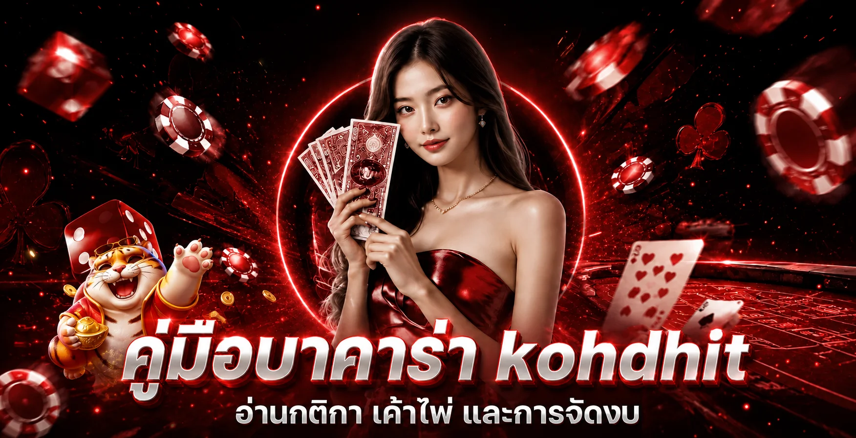 kohdhit คู่มือบาคาร่า กติกา เค้าไพ่ และจัดงบ